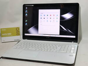 FULL HＤ ★ Core i7 ★ タッチパネル ★ VAIO Fit ホワイト★ win 11 ≪ 爆速仕様 ≫ 新品SSD1TB /メモリ16G /WebCam/WiFi/DVD/office2021