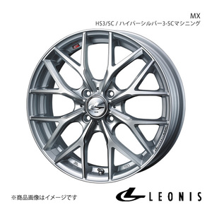 LEONIS/MX シャトル GK8/GK9/GP7/GP8 アルミホイール4本セット【17×6.5J 4-100 INSET50 HS3/SC】0037413×4