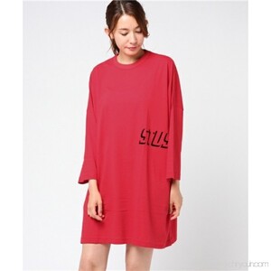 美品◆STUSSY　ステューシー Shadow Big Dress◆ ビッグシルエットTシャツワンピ