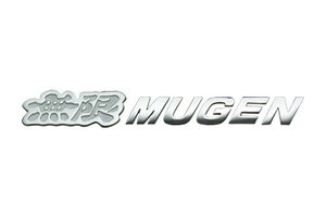 MUGEN 無限 メタルロゴエンブレム クロームメッキ×ホワイト エアウェイブ GJ1 GJ2 2006/3～2007/6