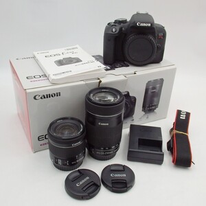 1円〜 Canon キヤノン EOS Kiss X9i デジタル一眼レフカメラ レンズ2点 箱付 動作確認済 現状品 y50-3395251【Y商品】