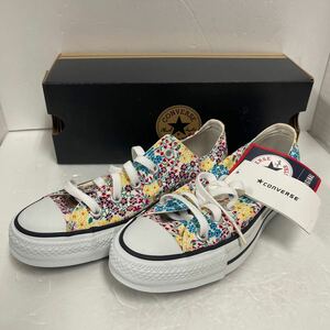 ● CONVERSE ALL STAR BLOOM ll OX 1C158 ホワイト コンバース オールスター スニーカー 23cm レディース 花柄 未使用品 ●