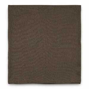 座布団カバー 約63×68cm 緞子判 エステルキャンバス ブラウン 日本製 無地 シンプル 素縫い 両面共生地 ファスナー ざぶとん 座ぶとん