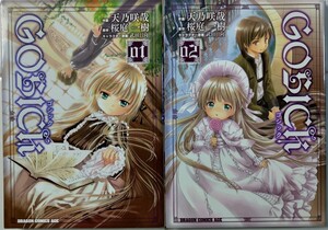 ゴシック GOSICK/作画:天乃咲哉 原作:桜庭一樹 キャラクター原案:武田日向 第１,２巻 ２冊セット (DRAGON COMICS AGE)