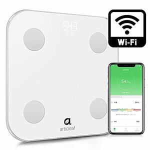 体重計 体組成計 体脂肪計 WiFi /Bluetooth対応 家庭用 スマートスケール 体重管理 高精度 200g単位 スマホアプリ連動 乗る