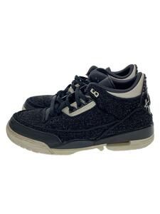 NIKE◆WMNS AIR JORDAN 3 RTR SE AWOK NRG/ウィメンズエアジョーダン/ブラック/24.5