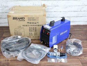 【ト長】 RILAND リランド CUT40 エアープラズマ切断機 単相200V 50/60Hz プラズマカッター 元箱 説明書付き 未使用？ IR000IOC01