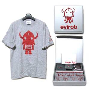 evirob イヴィロブ 「S」 限定 キューブリック+Tシャツ+ピンバッチ+リストバンド+本 セット ★063270