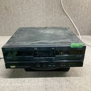 MYM11-658 激安 カセットデッキ KENWOOD STEREO CASSETTE DECK X-5E 通電未確認　中古現状品 ※3回再出品で処分