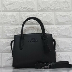 COACH コーチ アンドレア キャリーオール ショルダーバッグ ブラック 新作