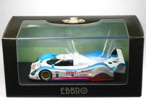 エブロ 1/43 トヨタ TS010 ZENT No.8 1992 (44586)