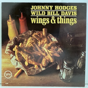 ●即決LP Johnny Hodges Wild Bill Davis / Wings & Things v-8630 j38875 米盤、ミゾナシMgm Mono Vangelder GRANT GREEN