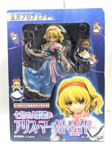 東方プロジェクト 七色の人形遣い アリス・マーガトロイド　1/8 フィギュア 完成品 中古品 キズ、汚れあり 箱、パッケージに汚れ、破れ有　