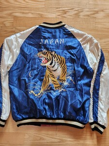 新作　送料込★テーラー東洋　TT15542 1950s Style Acetate Souvenir Jacket リバーシブル スカジャン　RORING TIGER × BLACK DRAGON XL