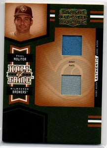 【PAUL MOLITOR】2005 Prime Patches Hall of Fame Materials Double Swatch #3 Jsy-Pants 146/150