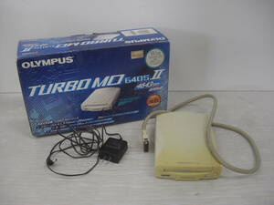 ◆◇OLYMPUS/TURBO MO640SⅡ/MOディスクドライブ/通電確認のみ　:家k2277-307ネ◇◆