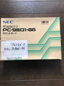 NEC PC-9800シリーズ　サウンドボード　PC-9801-86　