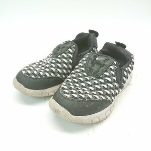 ◇ NIKE ナイキ ウーブン PS 629960-006 ローカット スニーカー サイズ18 ブラック メンズ E