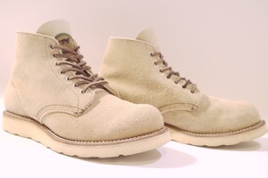 廃番 REDWING 極上革質 90年代 超希少 半円犬タグ/オリジナル 8167 7E 美品 毛足の長い極上90sスエード アイリッシュセッター