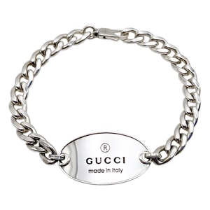 グッチ GUCCI タグトレードマークチェーンブレスレット SV925 ジュエリー 中古