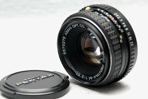 （綺麗）PENTAX-M ペンタックス 純正 Kマウント専用 50mm 高級単焦点レンズ 1:2 完動品