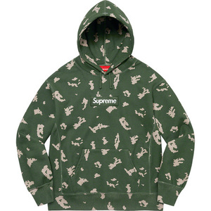 希少★新品本物【カモ★S】Box Logo Hooded Sweatshirt ボックスロゴ パーカー 迷彩 正規店購入 シュプリーム 限定 入手困難 Supreme 21A/W