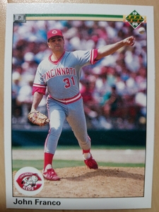 ★JOHN FRANCO UPPER DECK UD 1990 #139 MLB メジャーリーグ CINCINNATI REDS シンシナティ レッズ ジョン フランコ