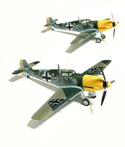 ドイツ軍 メッサ－シュミット Bf109E7 2機　1/144 F-toys ウイングクラブコレクション　