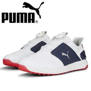 27.5cm 即日発送　新品　プーマ ゴルフ　PUMA GOLF SHOES 2023 メンズ　イグナイト エレベート ゴルフシューズ 白　ホワイト