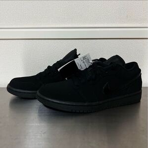 未使用 NIKE AIR JORDAN 1 LOW TRIPLE BLACK ナイキ エアジョーダン ロー トリプル ブラック