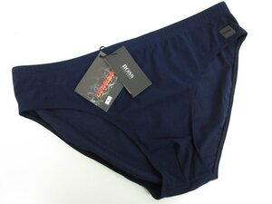 未使用品【ヒューゴボス　HUGO BOSS】SHORE シンプルなデザイン 水着 スイムウェア (メンズ) sizeXL 濃いめのネイビー系 伊製 ◆17ME7244◆