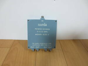 ★ Narda POWER DIVIDER 4322-4 0.5-2.5 GHz ★