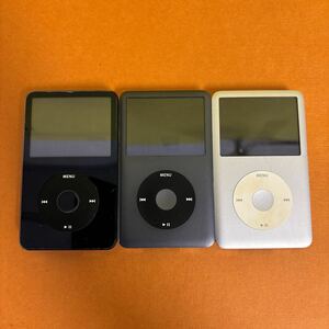 Apple iPod まとめて３台 Classic A1238 160GB / A1136 60GB 本体のみ