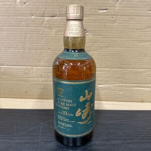 UTN473 【未開栓★】山崎 10年 ピュアモルト 緑ラベル 750ml 40% サントリー SUNTORY ウイスキー 古酒