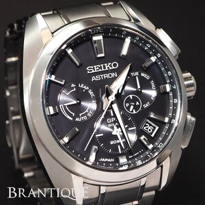 ■1～円■ SEIKO セイコー ASTRON アストロン SBXC067 5X53-0AV0 電波ソーラー 黒 文字盤 チタン 箱 保 メンズ 腕時計 「25414」