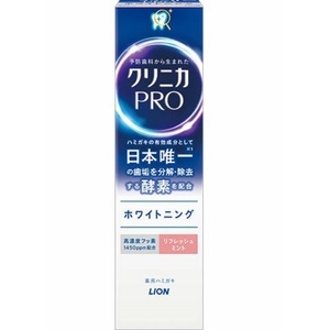 クリニカPROホワイトニングハミガキリフレッシュミント95g × 60点