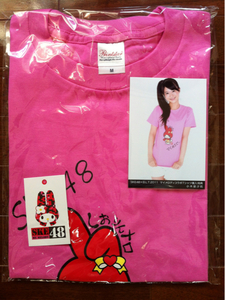 SKE48小木曽汐莉 マイメロディ B.L.T. コラボTシャツ 生写真付き