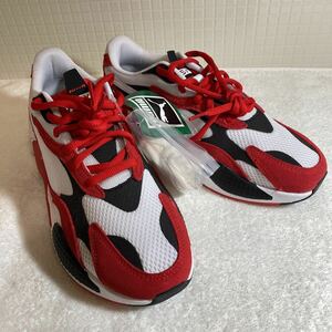 ☆PUMA RS‐X3 SUPER（プーマ スーパー）《品番 372884－01》メンズスニーカー【ホワイト／レッド】26.0ｃｍA　☆