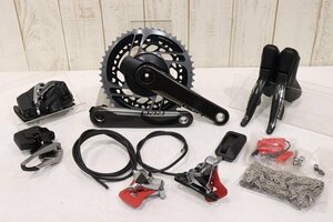 値下げ! ★SRAM スラム RED eTAP AXS パワーメーター仕様 2x12s 油圧ディスクブレーキ ワイヤレスグループセット 170mm 48/35T