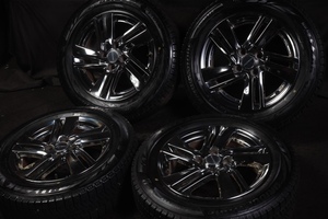 ★バリ山 175/65R15 日産純正オプション AUTECHアルミ BRIDGESTONE BLIZZAK VRX2 2021年製 ラジアル ４本セット キューブノートマーチ等