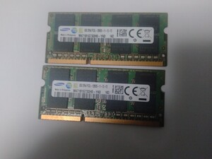 m1a 【低電圧】 合計16GB（8GB×2枚)　PC3L-12800S　Samsung ペア　間違い探しシリーズ 時a