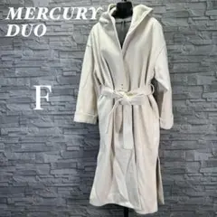 美品　MERCURY DUO マーキュリーデュオ　ウール　フーデッド　コート