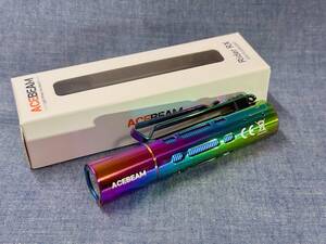 ☆【ACEBEAM Rider RX】rainbow LEDフラッシュライト MAX650lm 