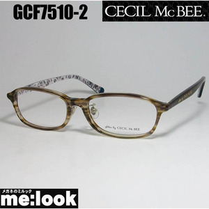 glitter by CECIL McBEE 訳あり　 グリッターバイセシルマクビー レディース メガネ フレーム GCF7510-2-50 度付可