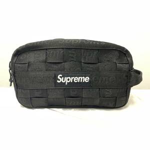 ★美品★Supreme★ Woven Utility Bag Black　黒 シュプリーム　ユーティリティバッグ　24SS