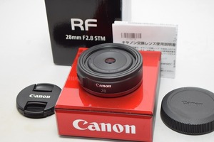 美品★Canon キヤノン RF 28mm F2.8 STM★元箱付