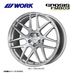 送料無料 ワーク GNOSIS FMB03 10.5J-20 +32 5H-120 (20インチ) 5H120 10.5J+32【2本セット 新品】