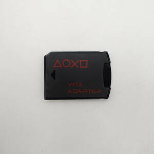 PS Vita microSDカードメモリーカード変換アダプター 黒 中古 プレステ/14359
