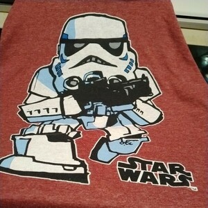 送料無料　スターウォーズ　ストームトルーパー　半袖Tシャツ　メンズ　Lサイズ　中古　身幅約49ｃｍ　着丈約64ｃｍ