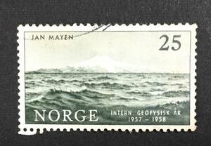 ノルウェーの切手 International Geophysical Year. Jan Mayen Island 1957年7.1発行